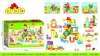 LX.A828 Dream City Amusement Park (with 9 dolls inside) 191 particles details Picture